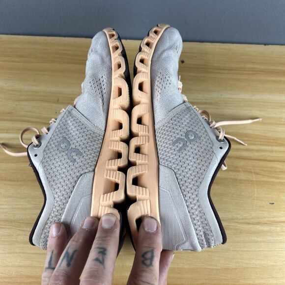 On Cloud X 3 Running Shoes Women's Size 8.5 Gray Athletic Slip On Sneakers - Picture 9 of 14